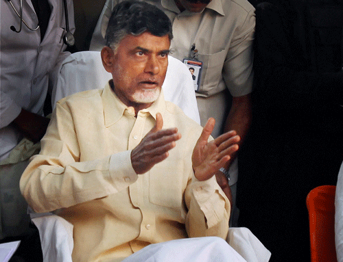 Telugu Desam Party president N. Chandrababu Naidu Monday held discussions with West Bengal Chief Minister Mamata Banerjee about forming a federal front of regional parties opposed to both the Congress and the BJP. PTI File Photo