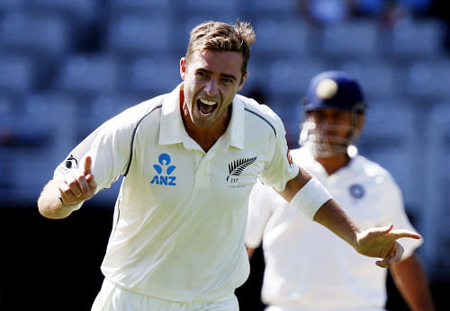 Hoping to keep India winless on tour, says Southee. Reuters file image