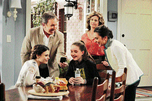 A good laugh: A still from the show 'Last Man Standing'.