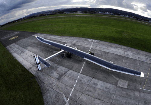 Solar-powered plane to make round-the-world trip next year. Picture taken from the official website.