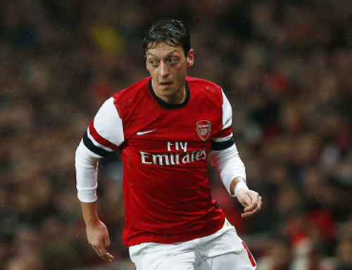 creative force: Mesut Ozil will be Arsenal's key player against Bayern Munich. AFP