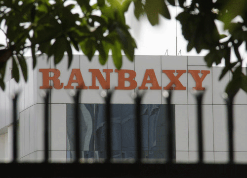 File photo of a Ranbaxy office building in the northern Indian city of Mohali. Reuters