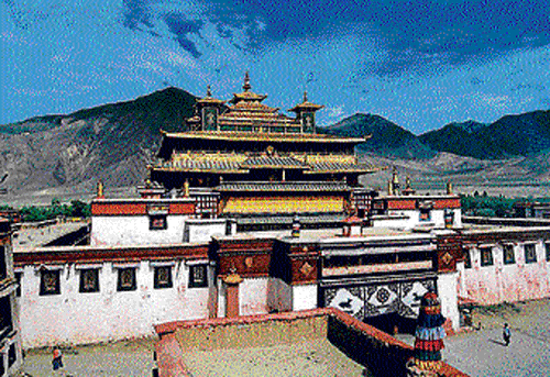 philosophical centre Samye Monastery in Tibet was the site of the 'Great Debate'  between Indian Mahayanists and Chinese Zen Buddhists.