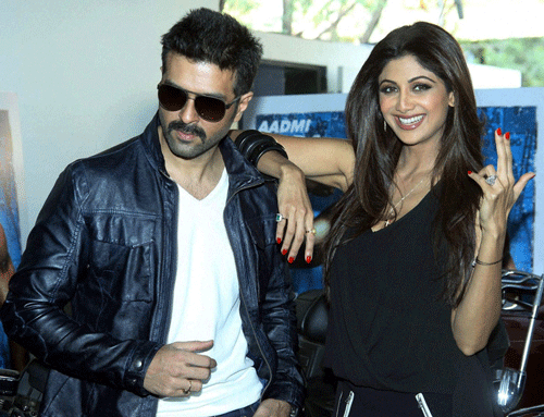 Actress Shilpa Shetty is so much impressed with Harman Baweja's performance as gangster Vicky Kartoos in ''Dishkiyaoon'' that she sees the film as Harman's first film and feels the actor has not been tapped to his true potential as an actor.  PTI File Photo