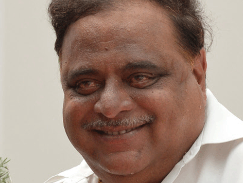Minister for Housing and veteran Kannada actor M H Ambarish was admitted to a private hospital in Bangalore on Friday night after complaining of uneasiness in the chest, reports DHNS. DH