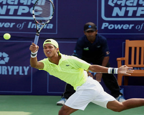 Second-seed Somdev Devvarman marched into the men's singles  final of the $100,000 ONGC GAIL Delhi Open ATP Challenger with a convincing victory over fourth-seed Evgeny Donskoy here Friday. PTI Photo
