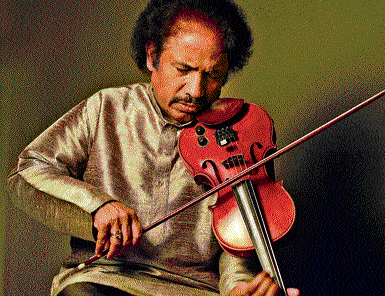 Violinist Dr L Subramaniam