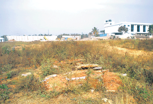 The site allotted to S&#8200;Suryanarayan in Sampigehalli, Arkavathi Layout.