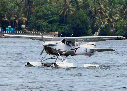 Commercial seaplane services will commence between Mumbai and Lonavala's Aamby Valley hill station from Feb 24, with the 100-km-long flight taking 25-28 minutes, or  one-fourth of the time taken by road, an official said. PTI File Photo. For Representation Only.