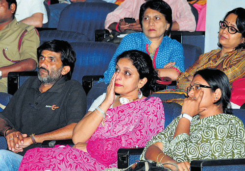 tragic memories: Relatives of the victims at the programme. dh photos