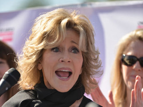Actress Jane Fonda has revealed that she is afraid of getting older and dying. AP Photo