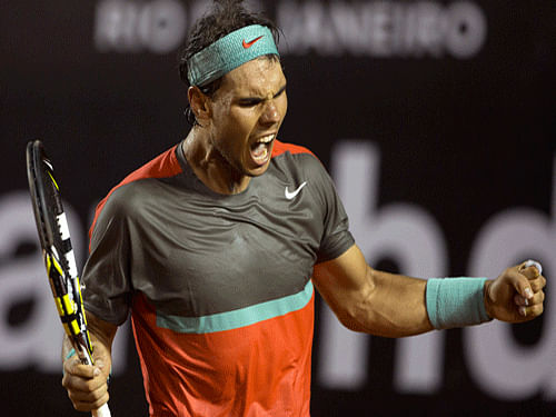 World No.1 Rafael Nadal is expected to earn $1 million a night in the International Tennis Premier League (ITPL) to be held later this year. AP File Photo