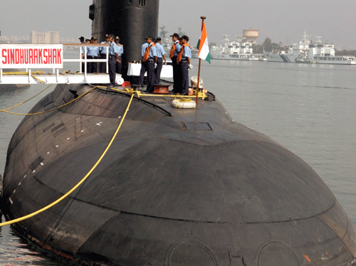 Two naval officers were killed aboard accident-stricken submarine INS Sindhuratna, authorities confirmed Thursday. Reuters File Photo. For Representation Only.