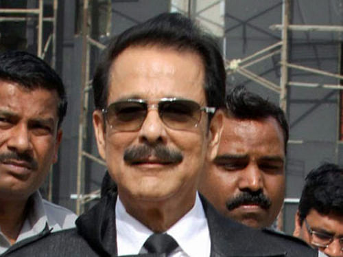 Sahara Chief Subrata Roy today moved to Supreme Court seeking cancellation of non-bailable arrest warrant issued against him and undertook to appear before it on March 4. PTI Photo
