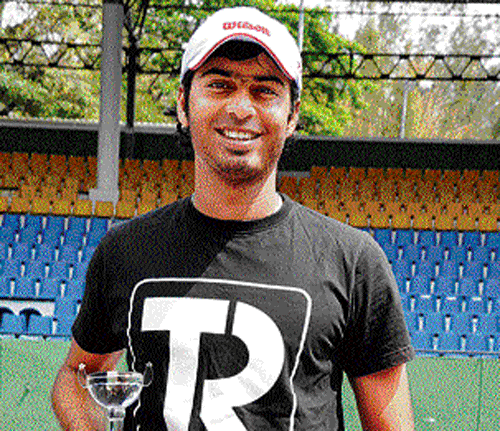 day to savour Manu Bajpai won a double crown at the CRS Trust-AITA ranking meet in Bangalore on Friday.