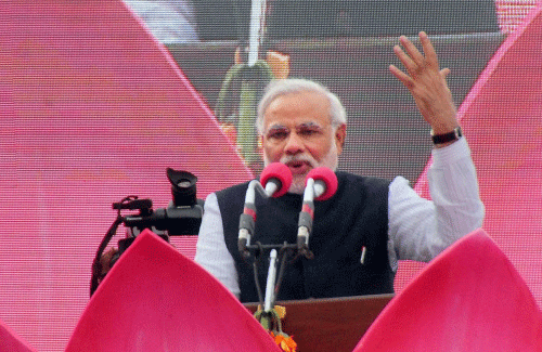 BJP's Prime Ministerial candidate Narendra Modi today attacked the third front, saying the "experiment" will prove "costly" for the country which needed a government that could take decisions and come up to the people's expectations. PTI photo