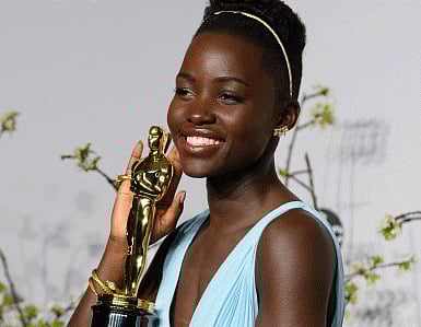 Lupita Nyong #39 o bags best supporting actress Oscar