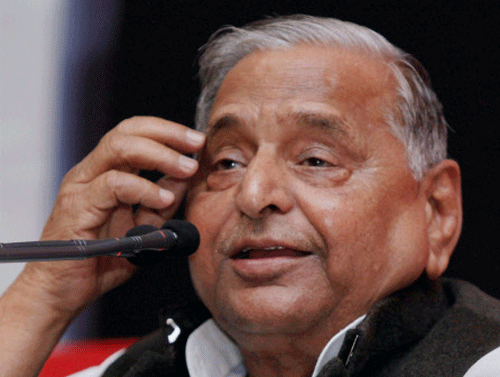 Worried over a deteriorating law and order situation, increasing lawlessness among Samajwadi Party (SP) workers and leaders and factionalism, party supremo Mulayam Singh Yadav on Tuesday expressed serious displeasure with his son Akhilesh Yadav's government. PTI File Photo
