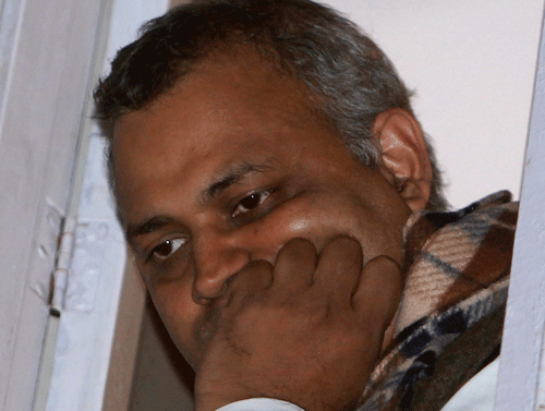 The Delhi Home department on Tuesday asked the Law and Justice department to give its view on whether the name of former Law Minister Somnath Bharti should be included in the FIR lodged in connection with a midnight raid against some African women in Khirki Extension. PTI File Photo