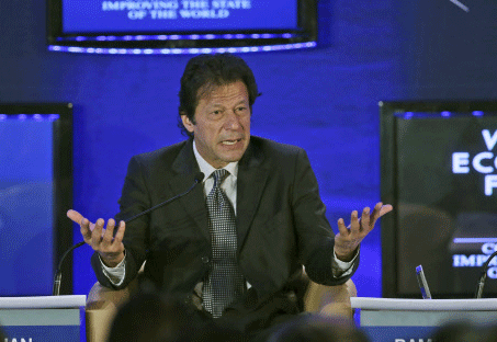 Students at a British University are calling for the removal of cricket legend Imran Khan as their honorary chancellor over his continued absence in attending university ceremonies. AP photo
