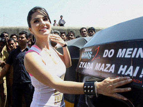 Actress Sunny Leone feels getting bruised during the shoot of her forthcoming film Ragini MMS 2 was worth it. PTI Image