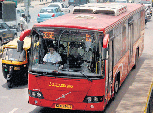 The Bangalore Metropolitan Transport Corporation (BMTC) has put in place a new transport system in order to ensure continuous, uninterrupted and convenient public transport facilities for people living in the City's peripheral areas. DH File Photo