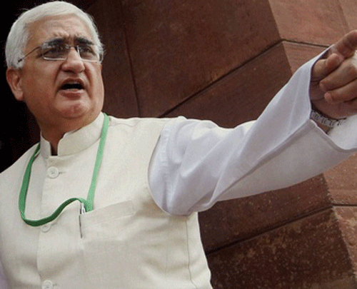 Reacting strongly to Pakistan inviting 60 Kashmiri students in Uttar Pradesh who were slapped with sedition, India today said that country should not muddle into affairs of other countries. PTI photo of External Affairs Minister, Salman Khurshid