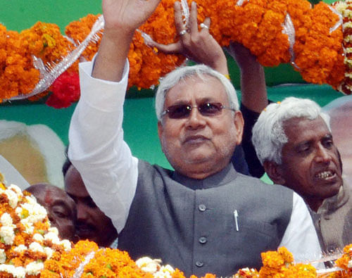 Bihar Chief Minister Nitish Kumar Tuesday inducted legislator Lessi Singh into the council of ministers and said the next cabinet expansion would be after the Lok Sabha polls. PTI File Photo