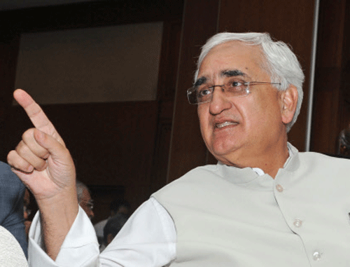 External Affairs Minister Salman Khurshid has questioned the role of the Supreme Court and the Election Commission in some matters, making mocking comments about them. DH File Photo