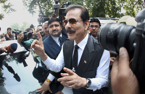"The key is in your hand. If you want, you can open it," the Supreme Court on Thursday told jailed Sahara boss Subrata Roy while rejecting his plea for an interim bail to celebrate Holi and meet his ailing mother. PTI photo