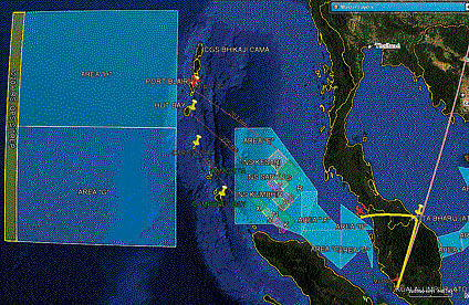 Spreading out: A map of how Operation Searchlight is panning out. Courtesy: Defence Ministry