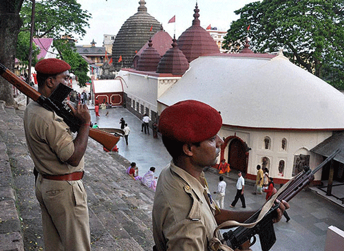 At least three people, including a girl, have been detained here for threatening to blow up the Bodh Gaya and Vishnupad temples in Gaya district, police said Saturday. PTI file photo