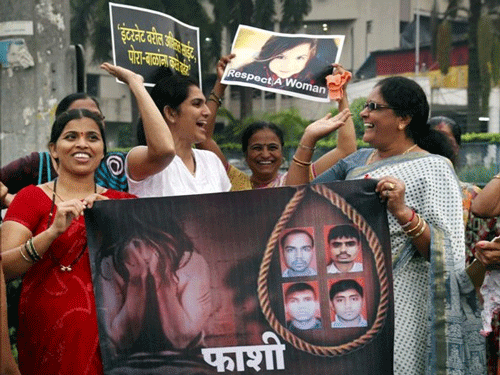 The Supreme Court Saturday stayed the execution of the death sentence of Mukesh and Pawan Gupta, two of the four convicts for the Dec 16, 2012 gang rape, whose death sentences was upheld by the Delhi High Court March 13. PTI file photo