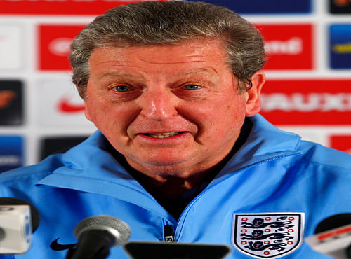 England manager Roy Hodgson attends a media conference. Reuters
