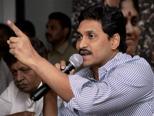 YSR Congress chief Jaganmohan Reddy, is keen on fielding an IAS officer with clean image, V Chandramouli, to contest against TDP chief Nara Chandrababu Naidu at Kuppam Assembly segment in Chittoor district. PTI File Photo