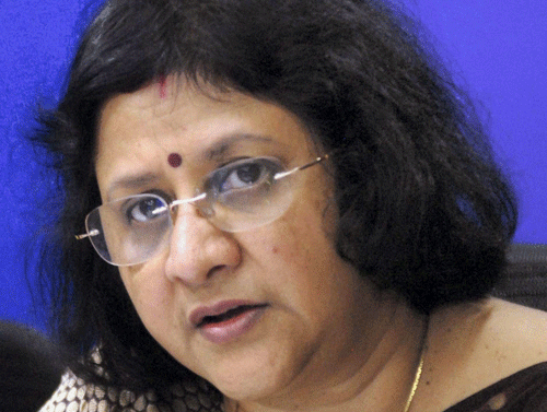 Earlier this month, chairperson Arundhati Bhattacharya had said in Kolkata that ''the bank was considering a proposal to sell NPAs in the current quarter. This would be for the first time we would be selling NPAs to asset reconstruction companies or ARCs.'' But she did not specify how much the bank was planning to offload. PTI file photo of Arundhati Bhattacharya