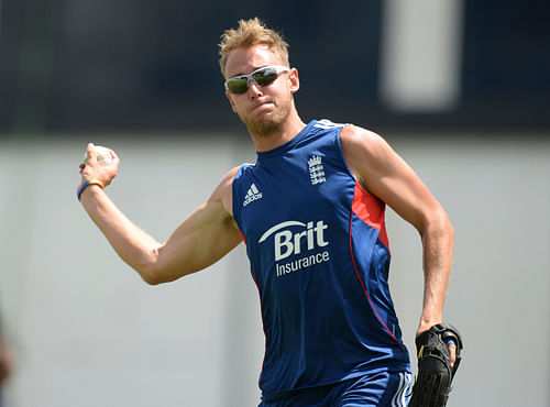 England's T20 captain Stuart Broad avoids questions on Kevin Pietersen. Reuters Image