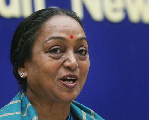 Meira Kumar became the first woman to hold the coveted post of Speaker of the Lok Sabha. PTI File Photo