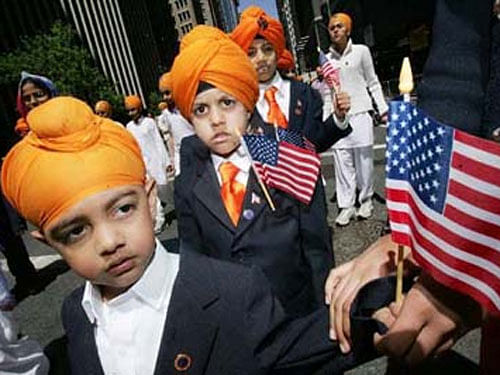 Sikh children in American schools have been punched, kicked, have had their turbans ripped off by fellow students and called "Bin Laden" or worse. Some have even had to face abuses like "Go Home Terrorist". File photo - PTI
