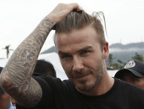 Former football star David Beckham  has been named the world's best underwear model by ace designer Tommy Hilfiger. Reuters photo