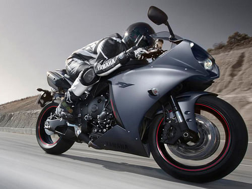 Two-wheeler maker India Yamaha Motor is recalling about 100 units of its superbike YZF-R1 in the country, due to a problem with the vehicle's headlight. Picture: Yamaha Official Website