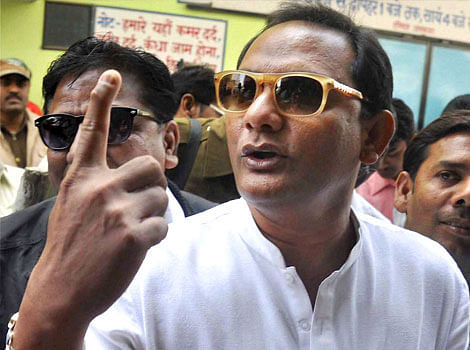 Mohammed Azharuddin is livid over speculation that he was being made a 'sacrificial goat' in Tonk-Sawai Madhopur constituency in Rajasthan after the former Indian cricket captain didn't want to return to Moradabad from where he had entered the Lok Sabha five years ago. PTI File Photo