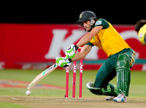 Title contenders South Africa were sweating over the fitness of injured captain Faf du Plessis and premier fast bowler Dale Steyn ahead of their World Twenty20 opener against Sri Lanka on Saturday. AP file photo of  Faf du Plessis