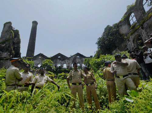 The first case pertains to the gangrape of a 22-year-old magazine photojournalist who had gone to the deserted Shakti Mills compound in Central Mumbai with a male colleague on an assignment on August 22, 2013. PTI file photo of the deserted Shakti Mills