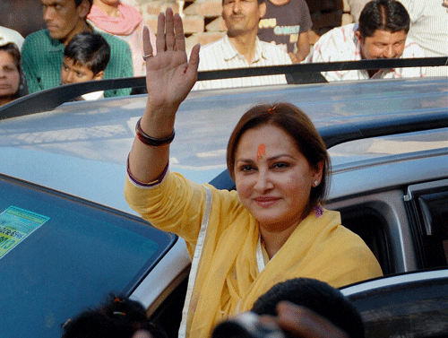 Named as the RLD candidate for the Bijnore Lok Sabha seat after she recently joined the Ajit Singh-led party, Jaya Prada appealed to political parties against making the riots an issue while seeking votes. PTI file photo