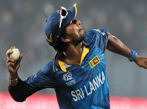 Sri Lankan cricket captain Dinesh Chandimal celebrates after taking a catch to dismiss South Africa's Albie Morkel during their ICC Twenty20 Cricket World Cup match in Chittagong, Bangladesh, Saturday, March 22, 2014, AP Photo