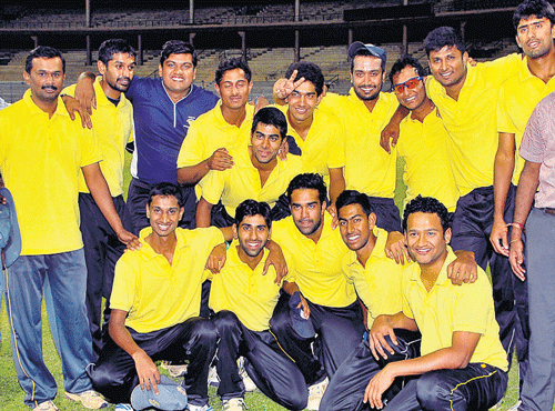 Jawahar Sports&#8200;Club registered a facile 22 runs win over Vultures Cricket Club to clinch the KSCA T20 tournament at the M&#8200;Chinnaswamy Stadium here on Monday, DH photo