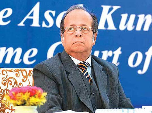 Two senior advocates today told the Supreme Court to devise some measures to deal with complaints of sexual harassment against its former Judges who are holding position in tribunals and other quasi judicial bodies. PTI file photo of retired SC judge AK Ganguly who was accused of sexually harassing an intern