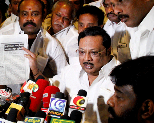 Alagiri, 63, was the former south zone organising secretary of the DMK. He was expelled from the party on Tuesday for ''continuously criticising party leaders and also defaming the party''.