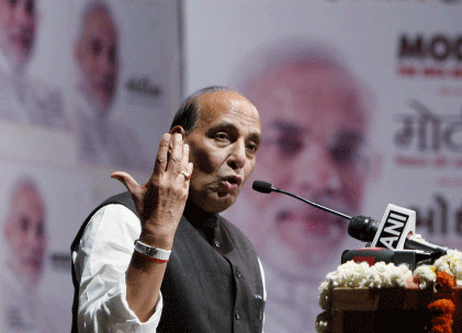 In an apparent bid to corner BJP chief Rajnath Singh who is contesting from Lucknow, the Samajwadi Party (SP) on Thursday replaced their candidate with UP minister and young leader Abhishek Mishra. PTI file photo